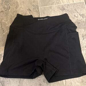 Logilate Women's Black Athletic Shorts